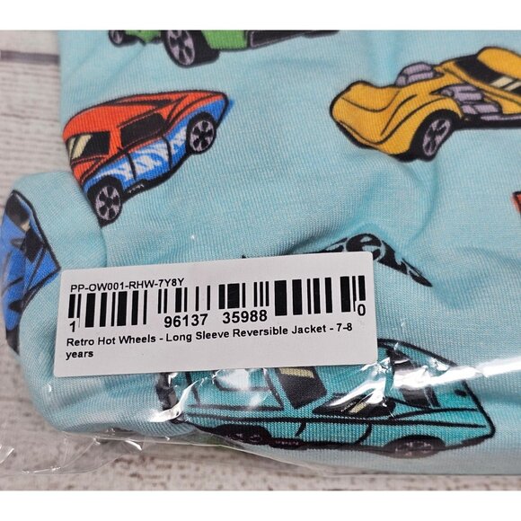 NWT Posh Peanut Boys Retro Hot Wheels Reversible Jacket Size 7-8Y - Picture 6 of 7